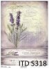 papier decoupage Lawenda*paper decoupage Lavender